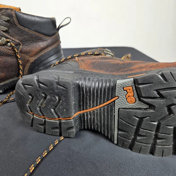 Timberland PRO Men's Brown Work Boots - Picture 4 of 9
